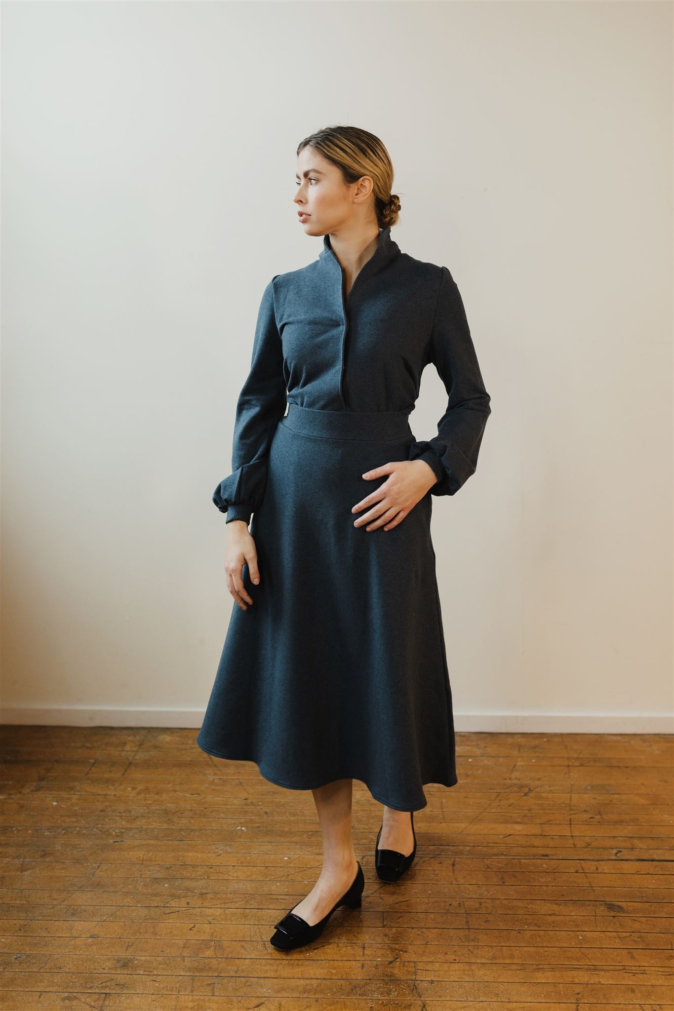 Skirt with zip pockets hot sale