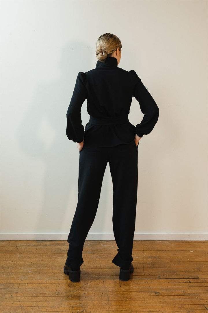 【INCHANT ME】Marlene Pintuck Long Wide Pants Marlene Wide Leg Pants - Black – Sonderlier